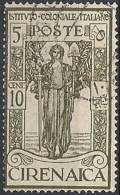 1926 CIRENAICA USATO PRO ISTITUTO COLONIALE 10 CENT - RR11157 - Cirenaica