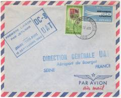 1er Vol DC8 JOHANNESBURG > PARIS 16/9/1960 - Luftpost