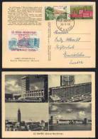 ERINNOPHILIE - LE HAVRE / 1958 VIGNETTE SUR CARTE POSTALE FDC  (ref 3915) - Brieven En Documenten