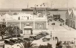 Las Palmas Entrada Muelle Santa Catalina Cars Old Real Photo Postcard - La Palma