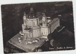 Cpsm   Italie Piemonte Torino  Basilica Di Superga Vue Aerienne - Iglesias