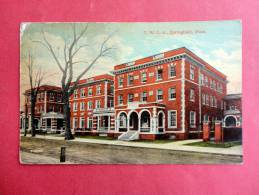 Massachusetts > Springfield    YMCA--- Stamp Fell Off 1914 Cancel- - -------ref  764 - Springfield