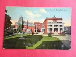 Massachusetts > Springfield     Mercy Hospital 1914 Cancel Stamp Fell Off --- - -------ref  764 - Springfield