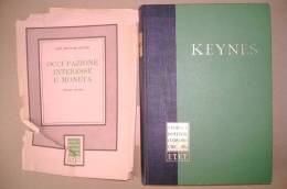 PBL/9 Maynard Keynes OCCUPAZIONE INTERESSE E MONETA UTET 1963/ECONOMIA - Société, Politique, économie