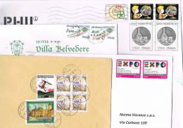 860- Italia 2012 Storia Postale 4 Max Buste Intere 2012- Con Varia Affrancatura Come Scansione - 2011-20: Poststempel