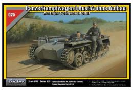 - TRISTAR - Maquette Char Panzerkampfwagen I Ausf.A Ohne Aufbau - 1/35°- Réf 025 - Véhicules Militaires