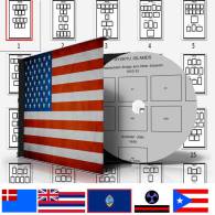 UNITED STATES OF AMERICA POSSESSIONS STAMP ALBUM PAGES 1851-2005 (141 Pages) - Engels