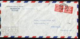 Lettre Bruxelles - 8-8-1957 - Sur Baudouin 925x2 Vers Allemagne - Tarif International - Storia Postale