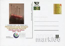 Czech Republic - 2010 - Decade Of Roma Inclusion To Society - Official Postcard With Original Stamp And Hologram - Ansichtskarten