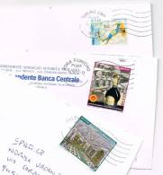 873- Italia 2012 Storia Postale 3 Buste Intere 2012- Isolato Su Busta -affrancature Come Scansione - 2011-20: Cartas & Documentos