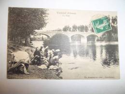 2kxl - CPA  - VOUNEUIL - Le Pont - ( Laveuses ) - [86] - Vienne - Vouneuil Sur Vienne