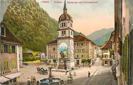 Déc12 747 : Altdorf  -  Dorfplatz Mit Telldenkmal - Altdorf