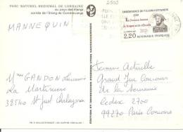 N°Y&T 2609 VILLEURBANNES             Vers     PARIS Le   20 DECEMBRE 1989 - Covers & Documents