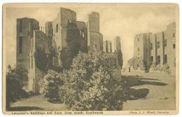 UK, Leicester's Buildings And Keep, From South, Kenilworth, Early 1900s Unused Postcard [13215] - Autres & Non Classés