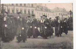FUNERAILLES DU ROI LEOPOLD II    22 DECEMBRE 1909  LA MAGISTRATURE - Fêtes, événements