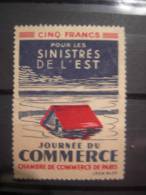 Vignette 5 Francs Journée Du Commerce Pour Les Sinitrés De L´est - Autres & Non Classés