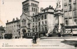 38....ISERE....GRENOBLE.. ..PLACE NOTRE DAME. .ECR IT E.. .. . . ‹(•¿• )› - Grenoble