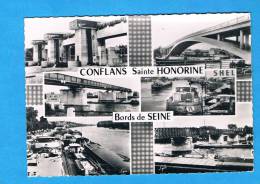 CPSM - Conflans-Sainte-Honorine- Bords De Seine- Multivues- 78 Yvelines - Conflans Saint Honorine