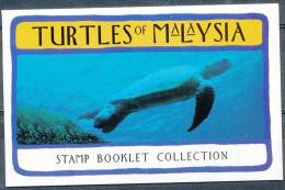 MALAYSIA Tortues TURTLES (Carnet 10 Valeurs) Neuf Sans Charniere. MNH (4 Scans) - Schildpadden
