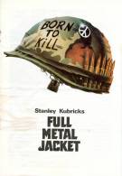 NFK 381 Full Metal Jacket 1987 Stanley Kubrick Vietnam Matthew Modine Krieg War Film Movie Kino Programme Programm - Magazines