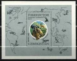 OUZBEKISTAN Faune + Tortue Turtle (Yvert Bf 6a) Neuf Sans Charniere. MNH (theme Secondaire - Other & Unclassified