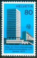 Schweiz - Intern. Fernmeldeunion (UIT)  1973  Neuer Amtssitz  (1 ** (MNH) Kpl. )  Mi: 10 (1,00 EUR) - Servizio