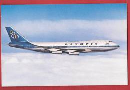 C0732 Olympic Airways Boeing 747-200 B, Jumbo Jet. Greece.Papadopoulos Non Circulé. - 1946-....: Era Moderna