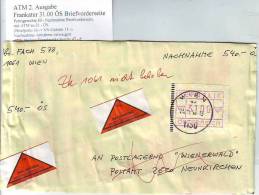 026zr: ATM- Beleg Aus Österreich 31.00 ATS - Lettres & Documents
