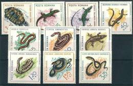 ROUMANIE Reptiles + Tortue Turtle (Yvert N°2100/09) Neuf Sans Charniere. MNH - Altri & Non Classificati