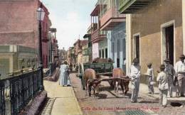 Calle De La Luna San Juan Puerto Rico 1905 Postcard - Puerto Rico