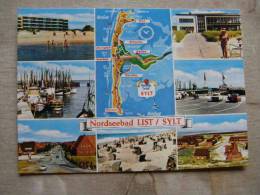 Norseebad  LIST /SYLT   Map Karte      D88752 - Sylt