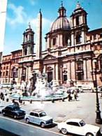 ROMA PIAZZA NAVONA AUTO CAR FIAT 1100 ALFA ROMEO GTV E LANCIA VB1978 EC10664 - Places