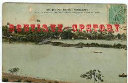 GUINEE - CONAKRY - Camp Des Tirailleurs Sénégalais Dans La Baie De Tombo - Cpa Couleur Voyagée 1911 - Dos Scanné - Guinée