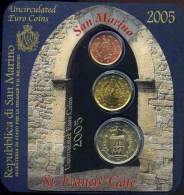 San Marin Marino 2 Et 20 Cent Et 2 Euro 2005 Minikit Officiel BU - San Marino