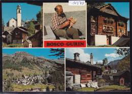Bosco-Gurin 1506 M) (Valle Maggia) 5 Vedute - 5 Ansicht ; Form. 10 / 15 (10´549) - Bosco/Gurin