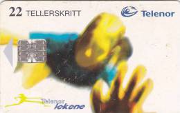 Norway, N130, Telenor Lekene, CN : C87026180,  2 Scans. - Noorwegen