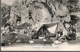 65...HAUTES PYRENEES......UN CAMPEMENT DE PECHEURS.........ECRITE.. .. . . ‹(•¿• )› - Altri & Non Classificati