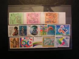 Suisse-lot De 14 Timbres -vendus Sous La Faciale (9,10 FS) - Ongebruikt