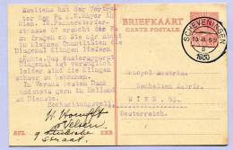 Postkarte Post Card SCHEVENINGEN To VIENNA WIEN 1930 (809) - Postal Stationery