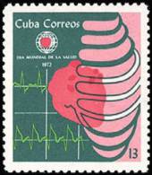 Cuba 1571 ** Medicina. Corazon. 1972 - Nuevos