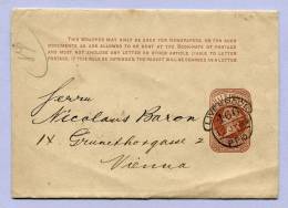 Streifband Banderole Wrapper Great Britain LIVERPOOL To VIENNA Wien 1898 (815) - Autres & Non Classés