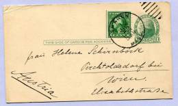 Postkarte Carte Postale Post Card SHARON MASS To VIENNA WIEN 1915 (826) - 1901-20