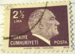 Turkey 1979 Kemal Ataturk 2.5l - Used - Used Stamps