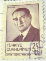 Turkey 1982 Kemal Ataturk 2.5l - Used - Used Stamps