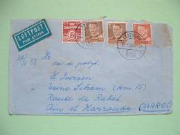 Denmark 1958 Cover To Marocco - Brieven En Documenten