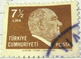 Turkey 1979 Kemal Ataturk 7.5l - Used - Usati