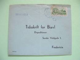 Denmark 1962 Cover To Fredericia - Agriculture Seeder And Farm - Briefe U. Dokumente