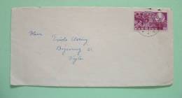 Denmark 1963 Cover - Georg Carstensen - Violin Music Balloon - Storia Postale