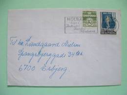 Denmark 1971 Cover To Esbjerg - Liberation From The Germans - Candle In Window - Briefe U. Dokumente