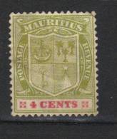 N°134 * Sans Gomme  (1909) - Mauritius (...-1967)